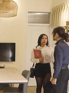 果冻专题91KCM-117美女销售业绩不够只好让客户